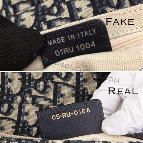 how to spot a fake christian dior